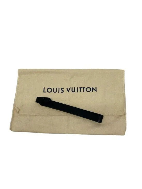 Louis Vuitton Clutch Taurillon Monogram Pochette Volga Noir Black Leather - Picture 8 of 15